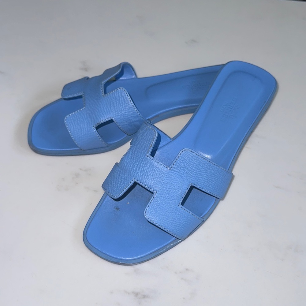 Hermes Oran sandal 37 100% authentic box, dust bag included
